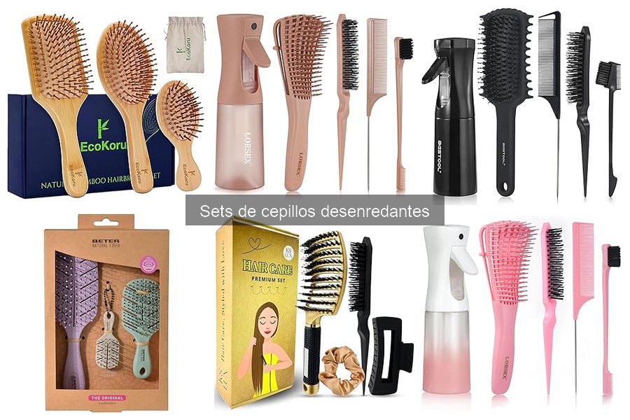 Cómo elegir el mejor set de cepillos desenredantes