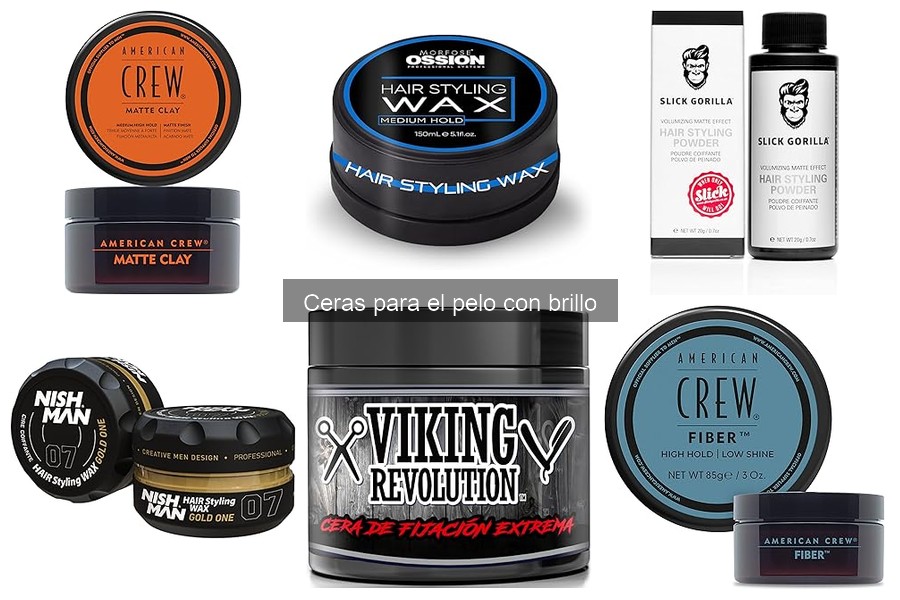 Cómo elegir la mejor cera para el pelo con brillo