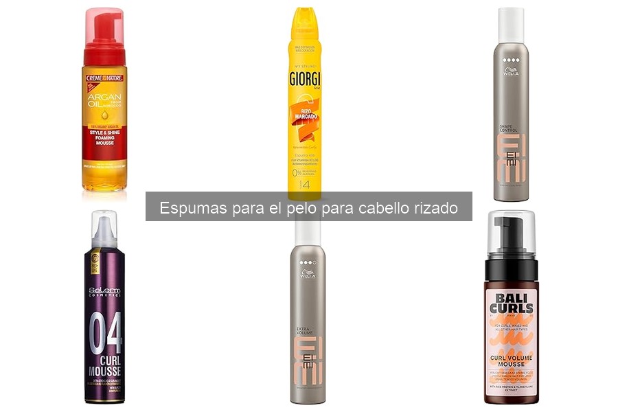 Cómo elegir la mejor espuma para cabello rizado según ingredientes