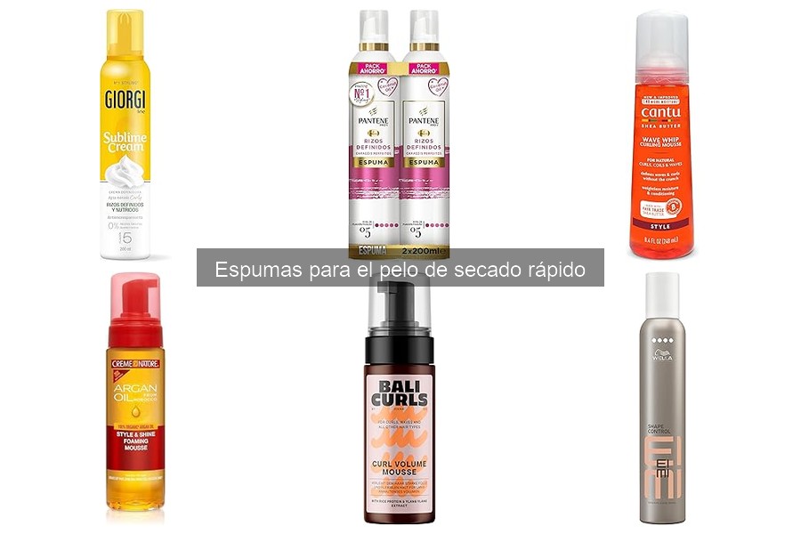 Cómo elegir la mejor espuma para el pelo de secado rápido