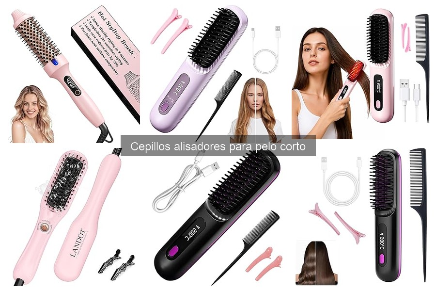 Cómo Limpiar y Mantener Cepillos Alisadores para Pelo Corto