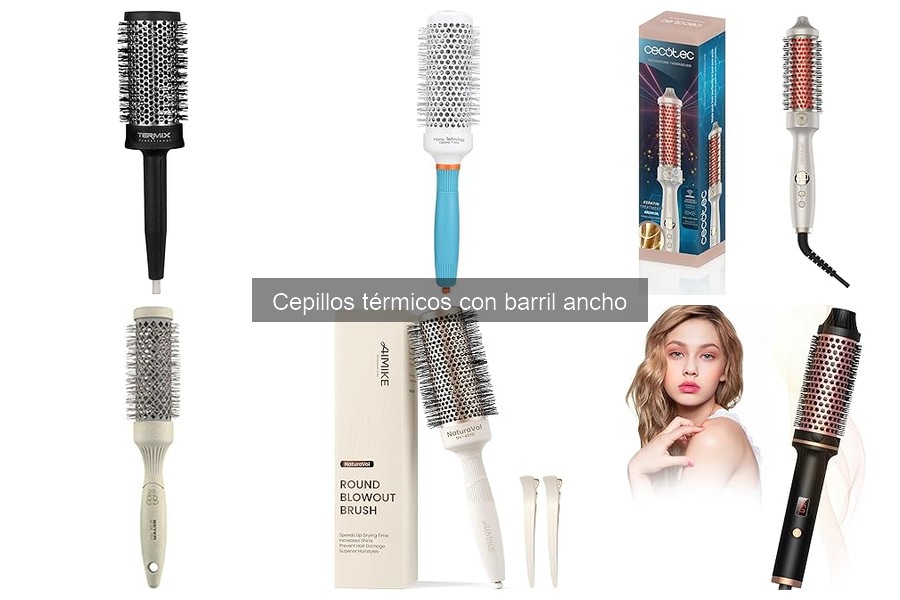Cómo limpiar y mantener cepillos térmicos con barril ancho