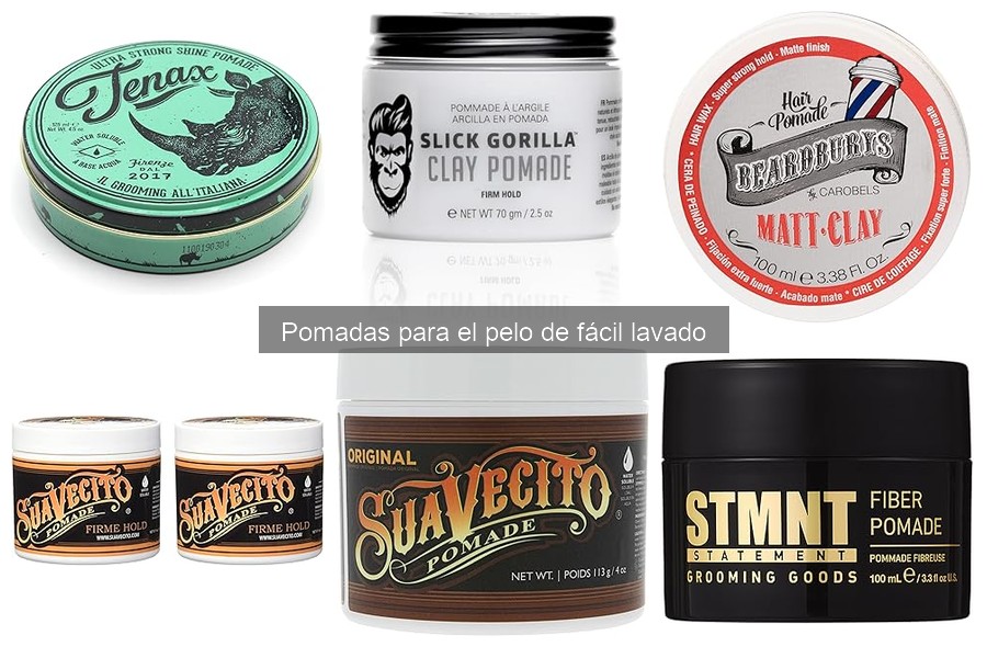 Cómo mantener la pomada para el pelo de fácil lavado