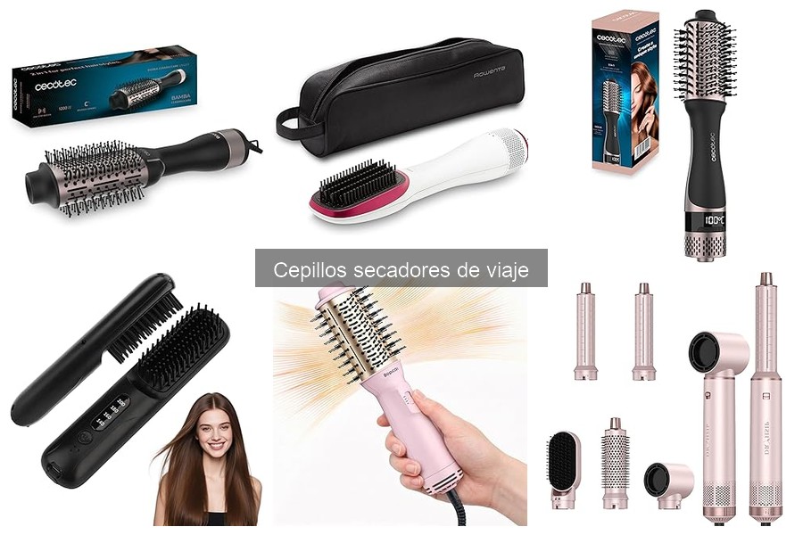 Cómo mantener y limpiar cepillos secadores de viaje