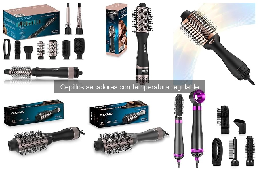 Cómo usar cepillos secadores con temperatura regulable