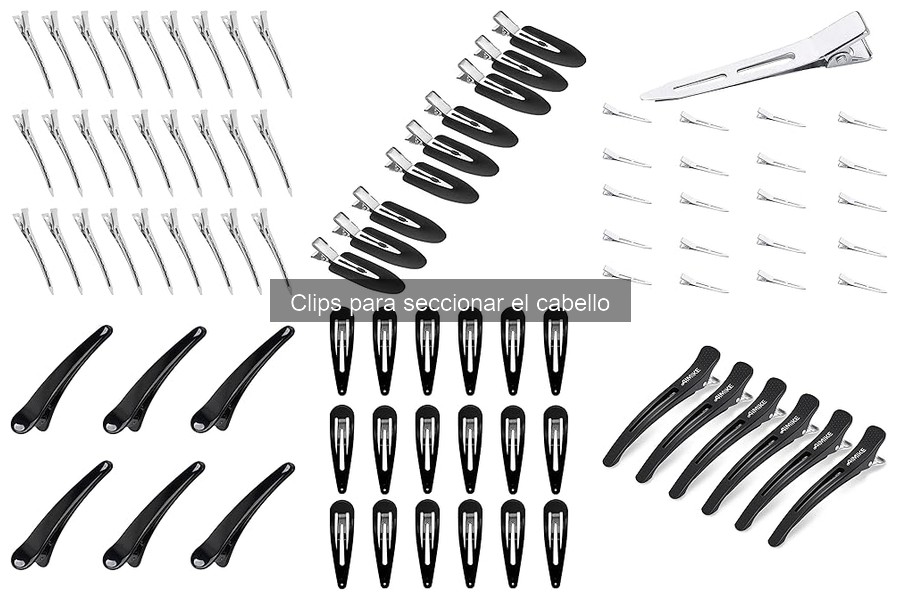 Cómo usar clips para seccionar el cabello de manera efectiva