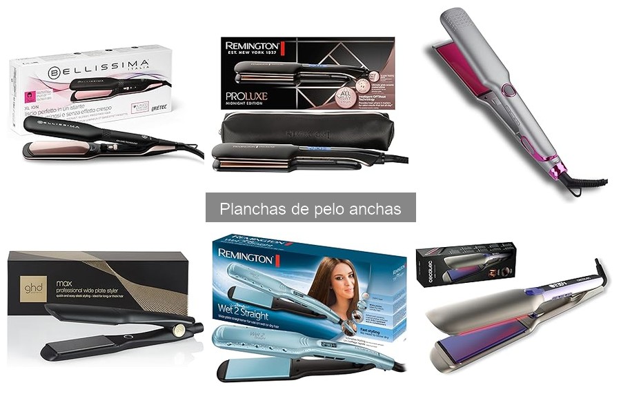 Cómo usar correctamente una plancha de pelo ancha
