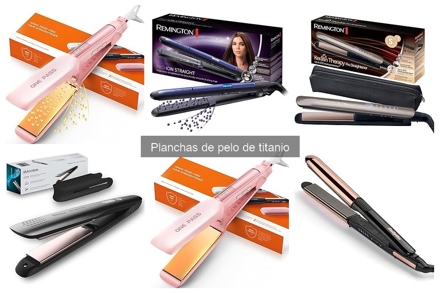 Cómo usar correctamente una plancha de pelo de titanio