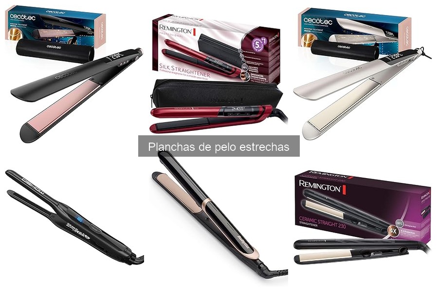 Cómo usar correctamente una plancha de pelo estrecha