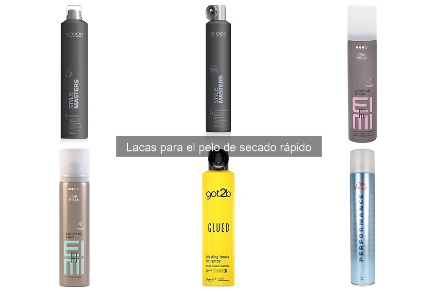 Cómo usar lacas de secado rápido para un peinado perfecto