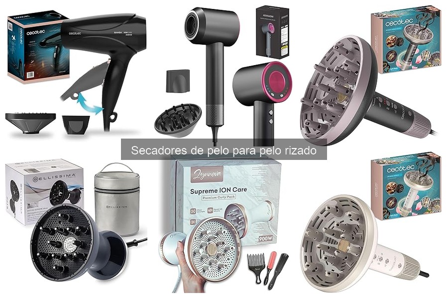 Cómo usar secadores para pelo rizado y evitar el frizz