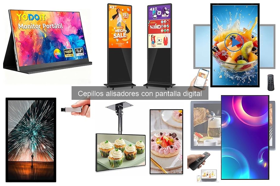 Cómo usar un cepillo alisador con pantalla digital correctamente