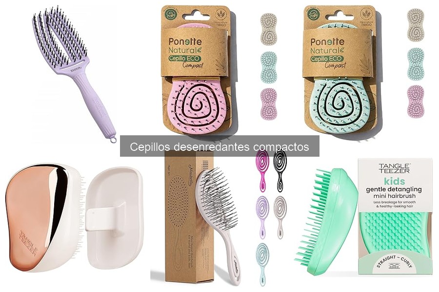 Cómo usar un cepillo desenredante compacto eficazmente