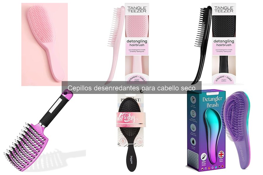 Cómo usar un cepillo desenredante en cabello seco correctamente