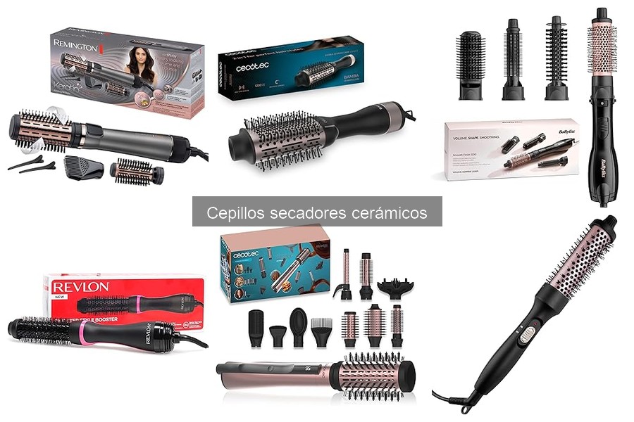 Cómo usar un cepillo secador cerámico correctamente