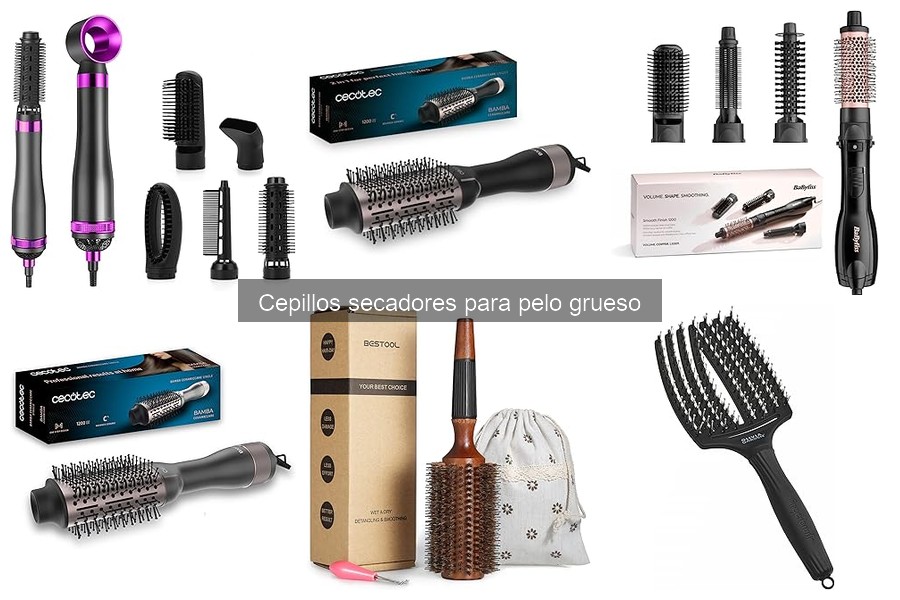 Cómo usar un cepillo secador para pelo grueso: Guía práctica