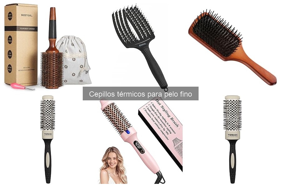 Cómo usar un cepillo térmico en cabello fino: guía práctica