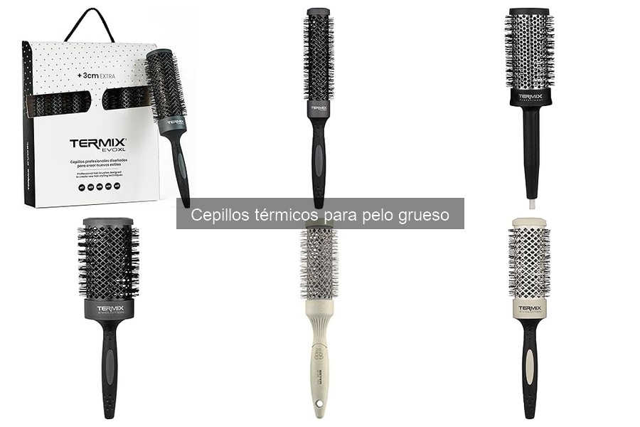 Cómo usar un cepillo térmico en cabello grueso correctamente