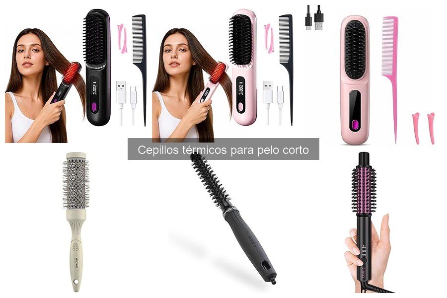 Cómo usar un cepillo térmico en pelo corto: guía y consejos