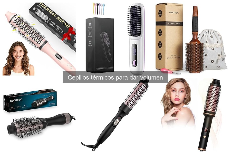 Cómo usar un cepillo térmico para dar volumen en casa