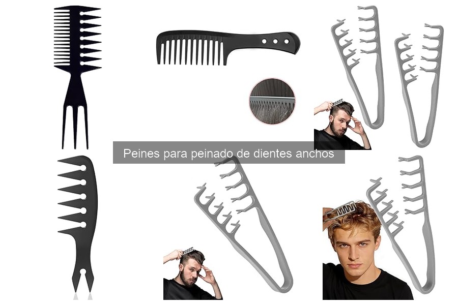 Cómo usar un peine de dientes anchos correctamente
