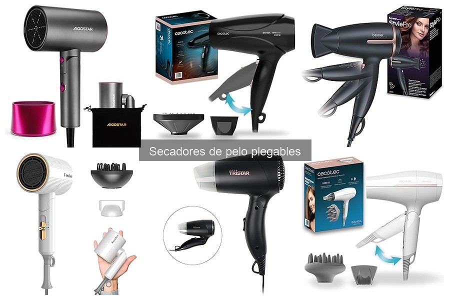 Cómo usar un secador de pelo plegable correctamente