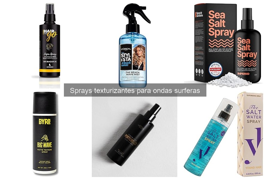 Cómo usar un spray texturizante para ondas surferas