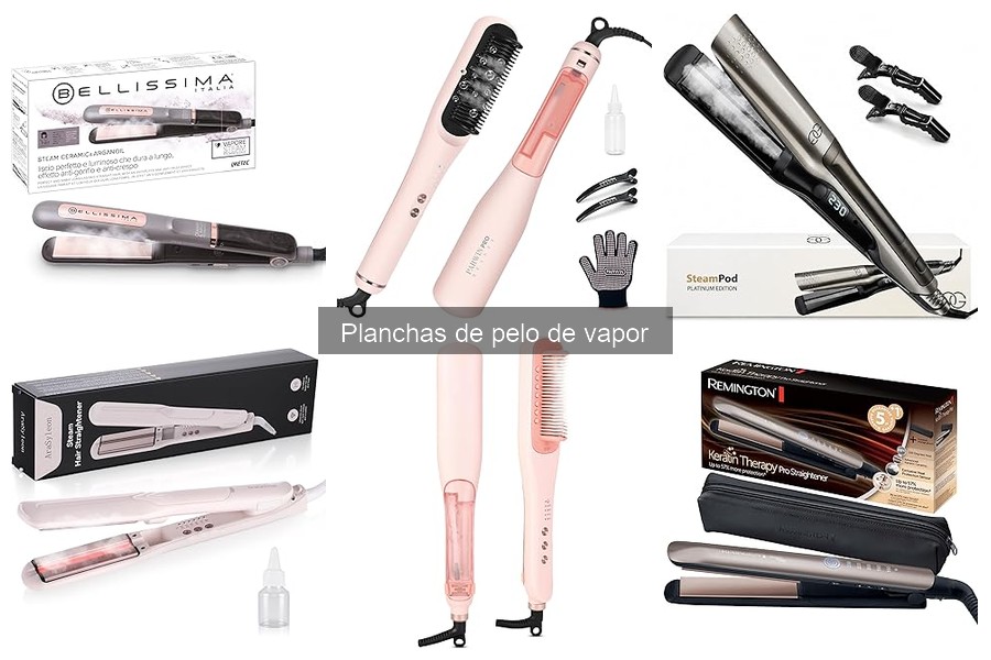 Cómo usar una plancha de pelo de vapor correctamente