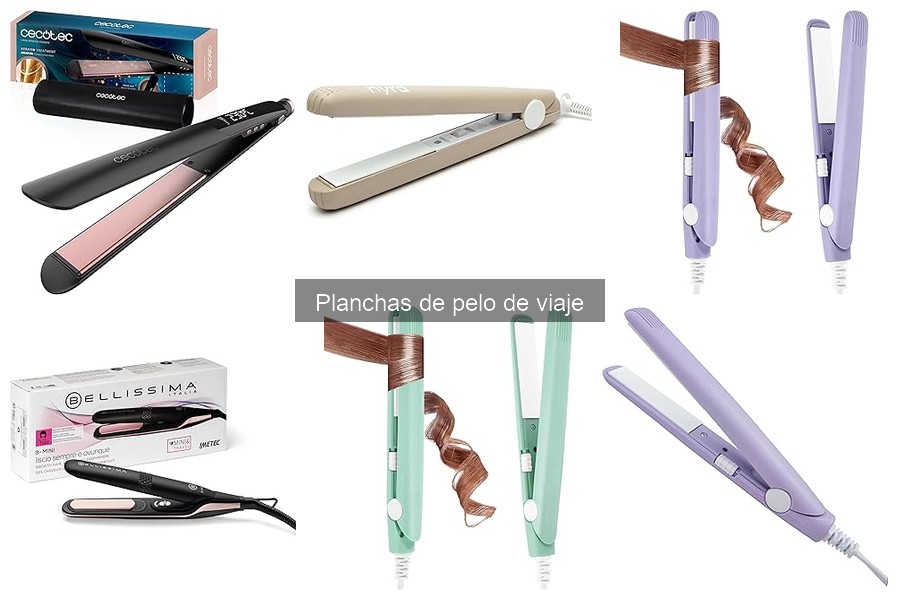 Cómo usar una plancha de pelo de viaje: consejos prácticos