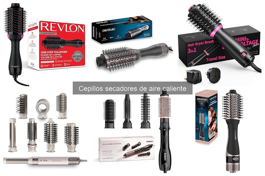 Cómo utilizar un cepillo secador de aire caliente correctamente