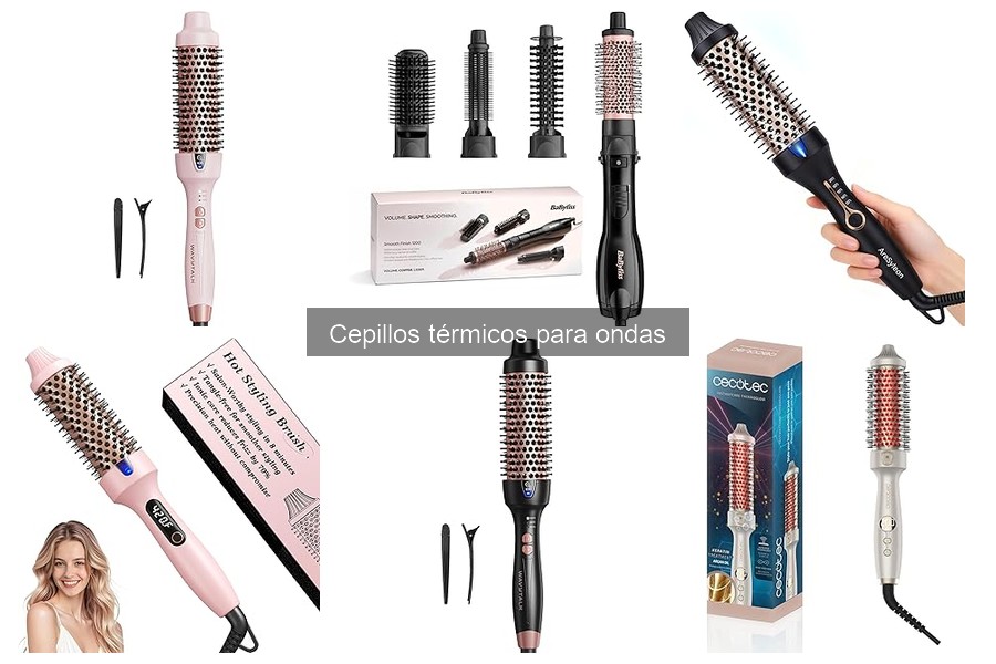 ** Cómo utilizar un cepillo térmico para ondas correctamente