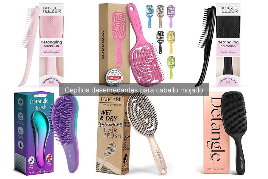 Comparativa: Cepillos Desenredantes vs Peines para Cabello Mojado