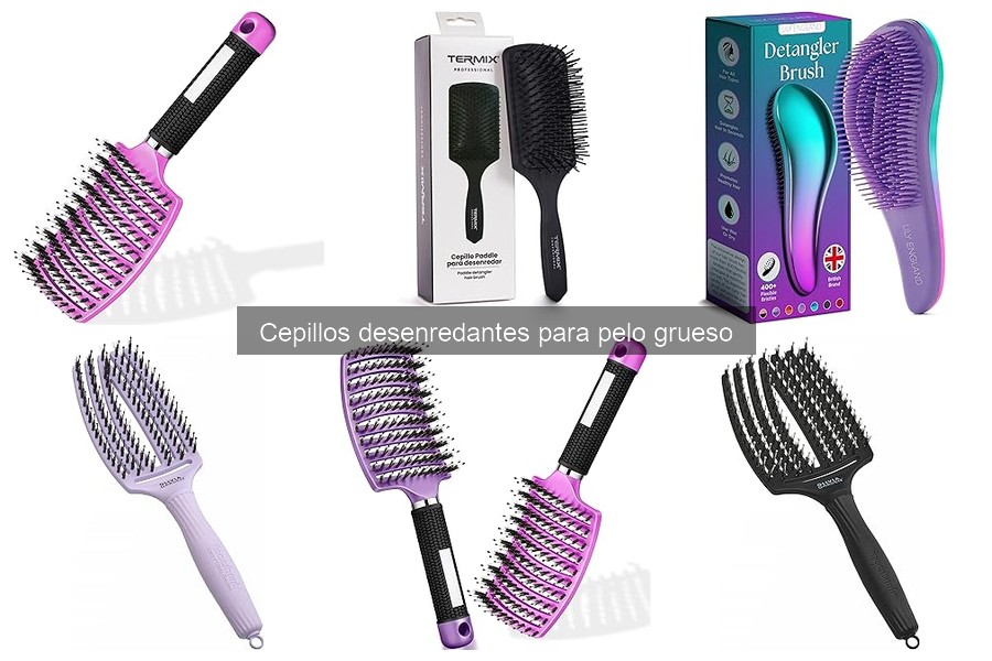 Comparativa: Cepillos Desenredantes vs. Peines para Pelo Grueso