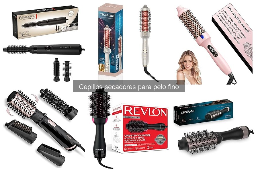 Comparativa: Cepillos Secadores vs Planchas para Cabello Fino
