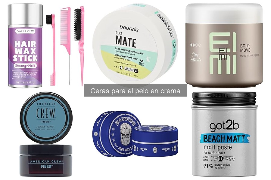 Comparativa: Cera para el Pelo en Crema vs Gel y Pomada