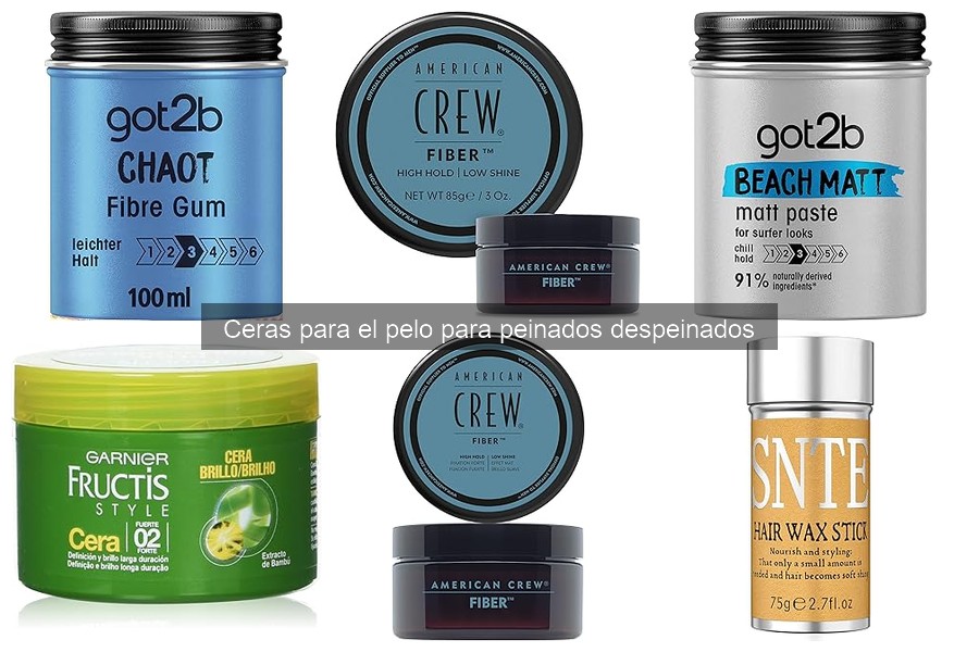 Comparativa: Cera, Pomada y Gel para Peinados Despeinados