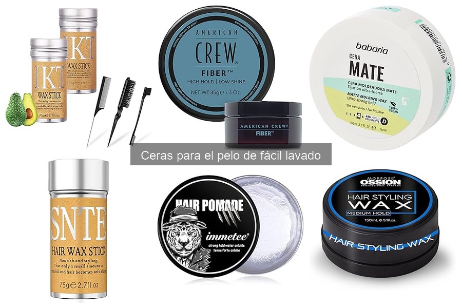 Comparativa: Ceras para el Pelo de Fácil Lavado vs Tradicionales