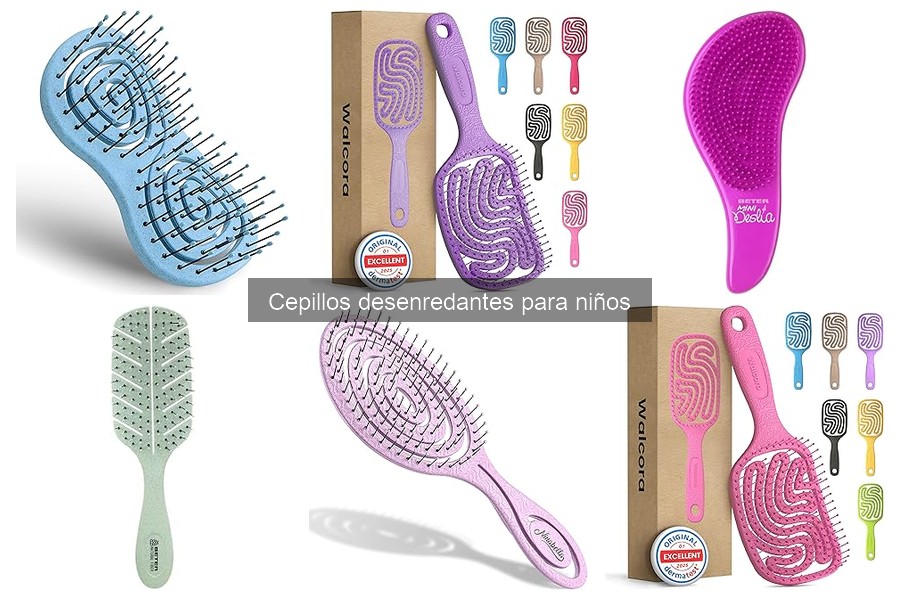 Comparativa de Cepillos Desenredantes para Niños y Adultos