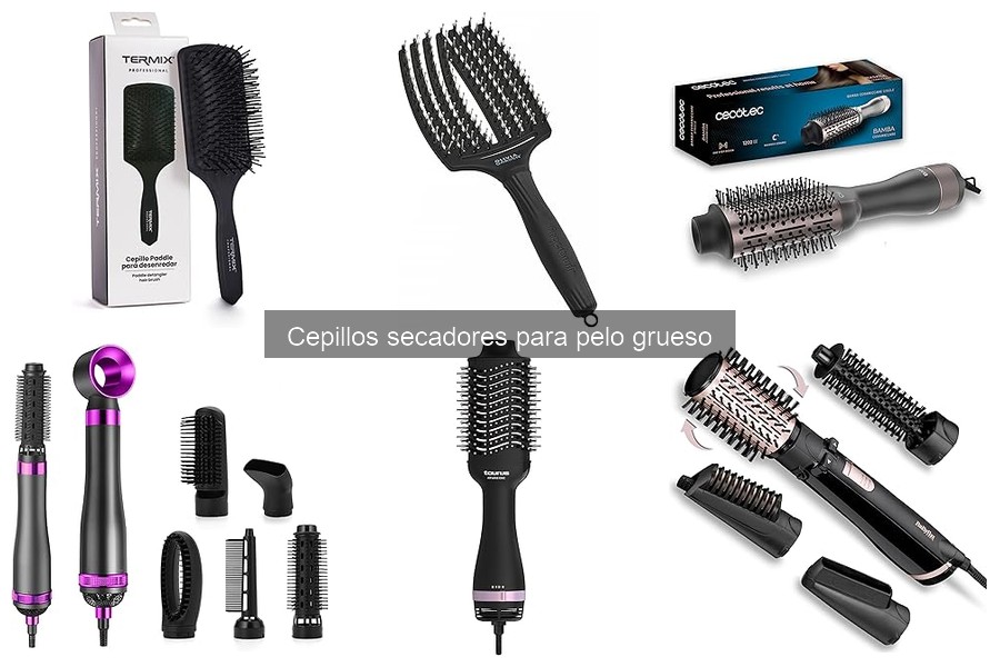 Comparativa de cepillos secadores para cabello grueso