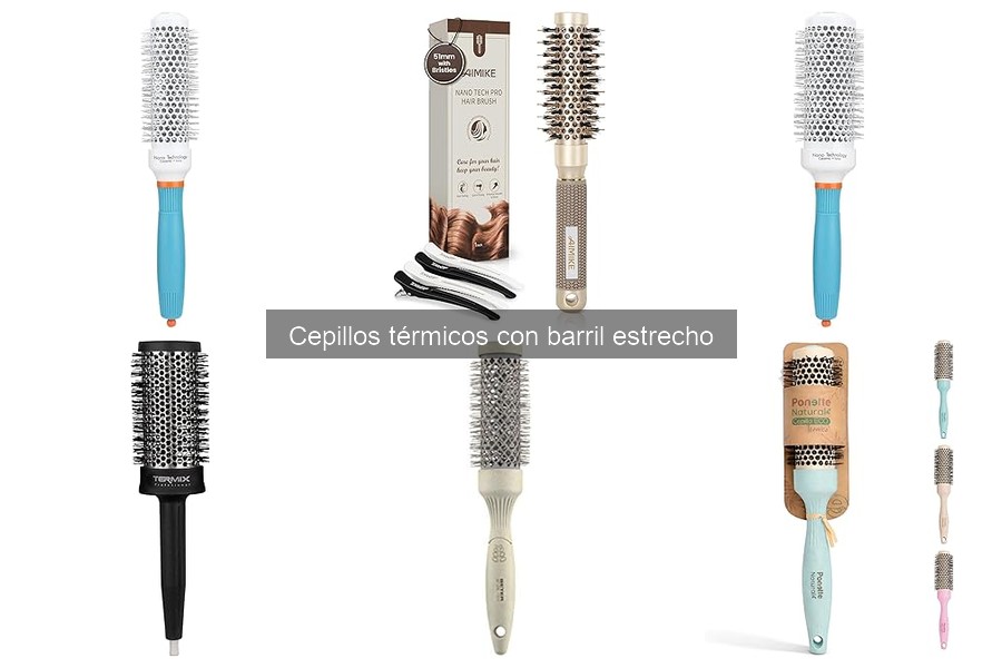 Comparativa de cepillos térmicos: barril estrecho vs. ancho