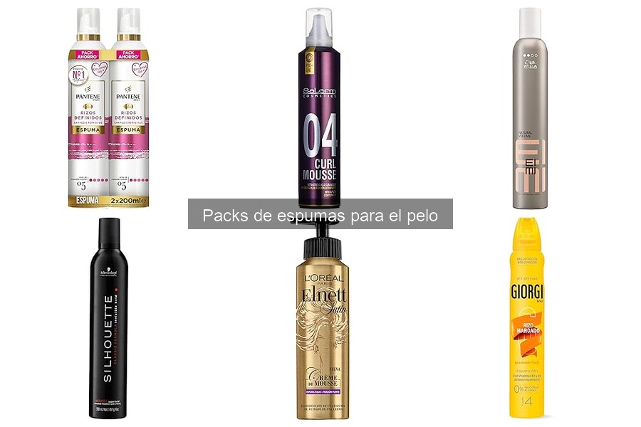 Comparativa de espumas para el cabello: Giorgi, Cantu y Wella