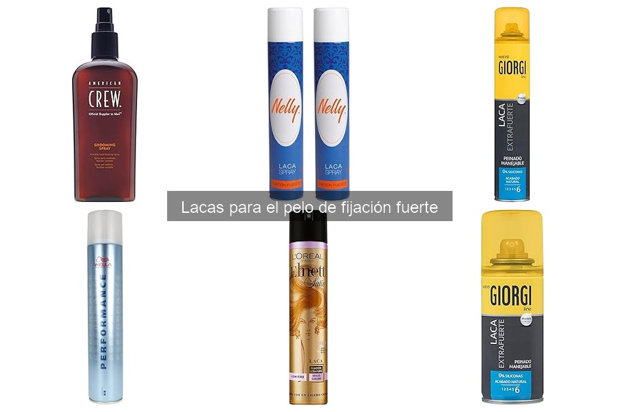 Comparativa de Lacas para el Pelo de Fijación Fuerte