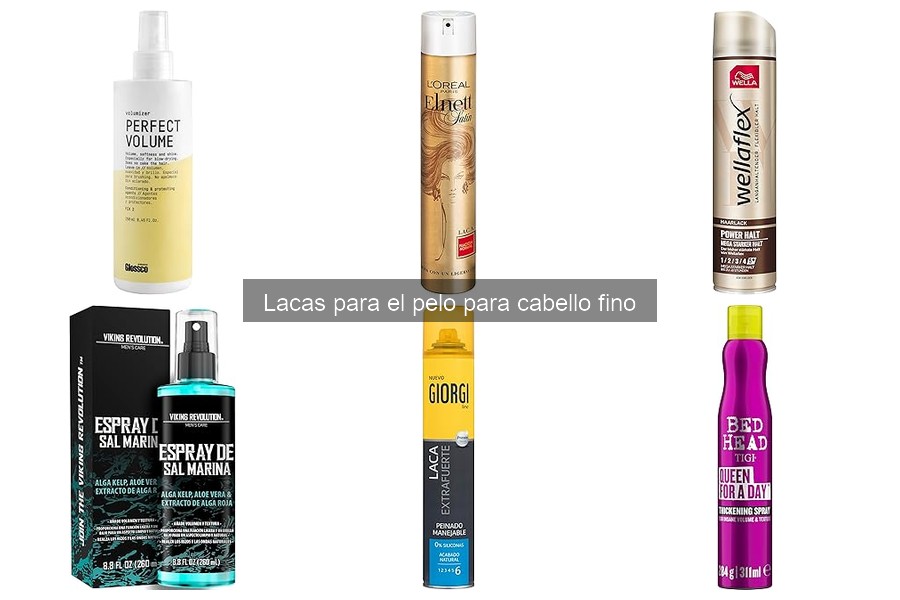 Comparativa de las Mejores Lacas para Cabello Fino