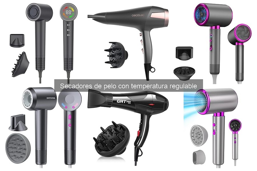 Comparativa de los Mejores Secadores de Pelo con Temperatura Regulable