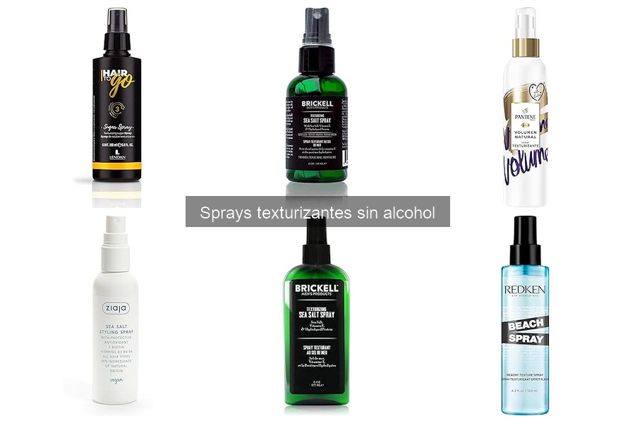 Comparativa de los Mejores Sprays Texturizantes sin Alcohol