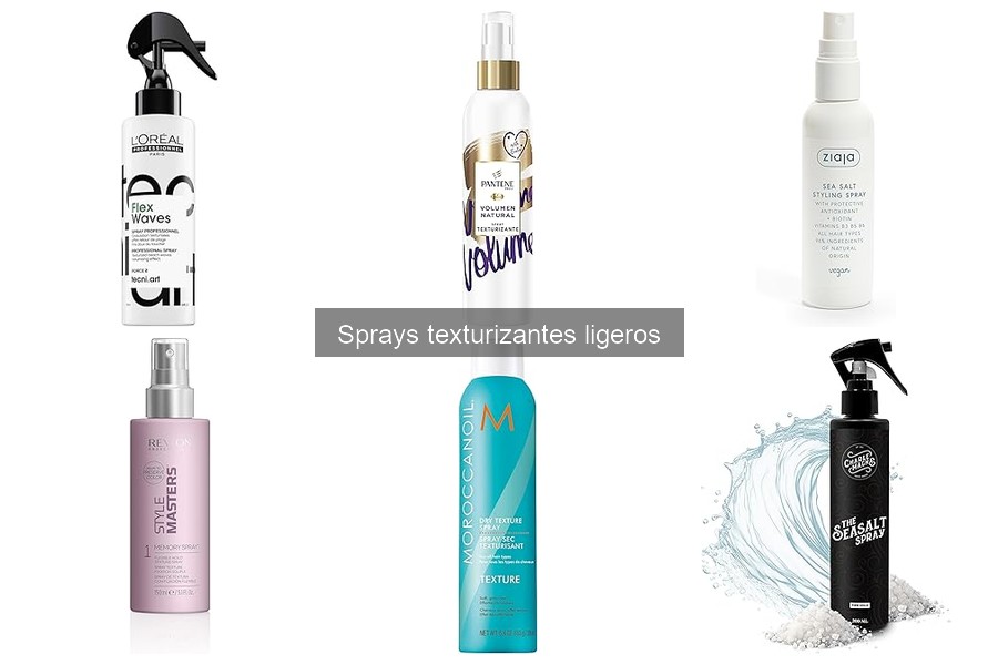 Comparativa de mejores sprays texturizantes ligeros
