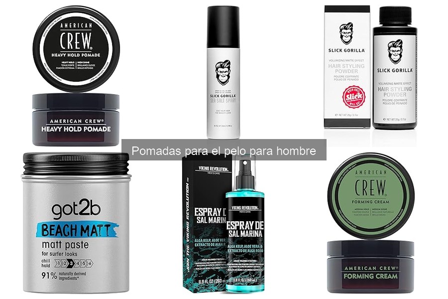 Comparativa de Pomadas para el Pelo para Hombre: Mejores Marcas