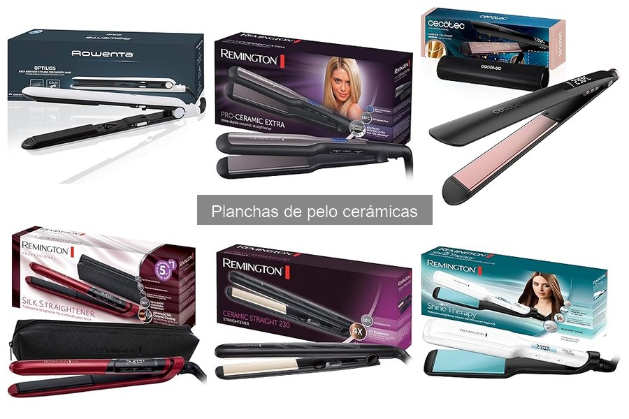 ** Comparativa de precios de planchas de pelo cerámicas