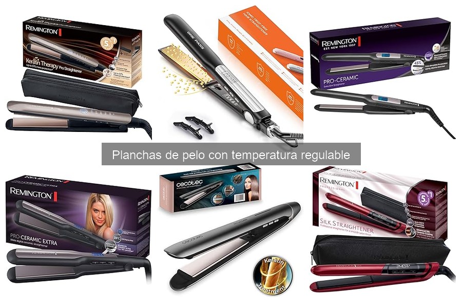Comparativa de precios de planchas de pelo con temperatura regulable