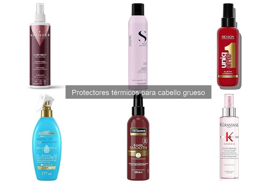 Comparativa de protectores térmicos para cabello grueso